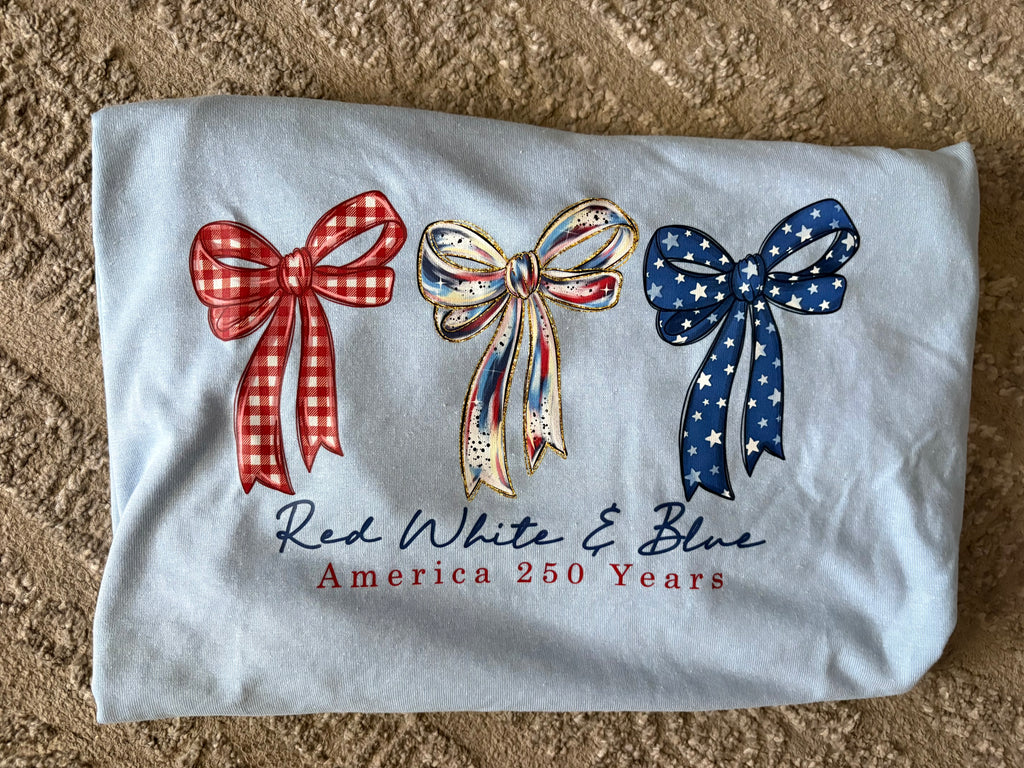 Red White & Blue America 250 Years Graphic Tee