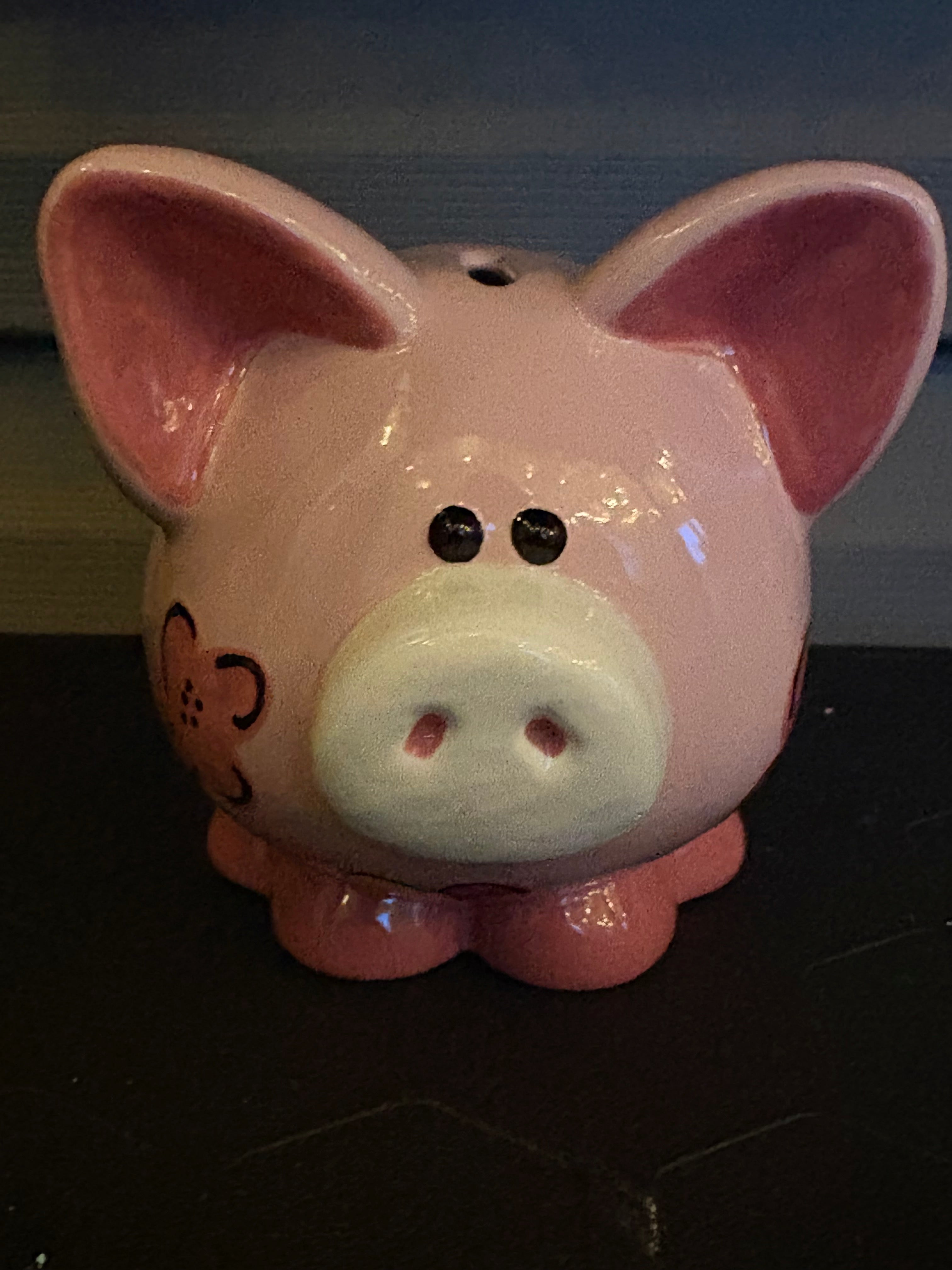 Floral Medium Piggy Banks