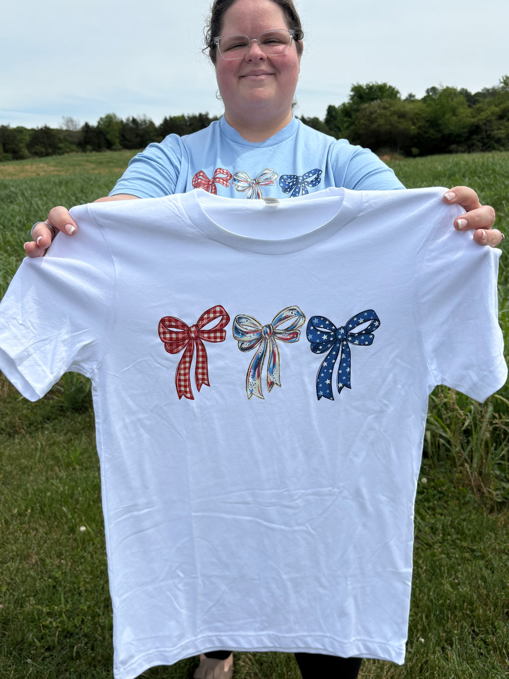 Patriotic Bows Graphic Tee